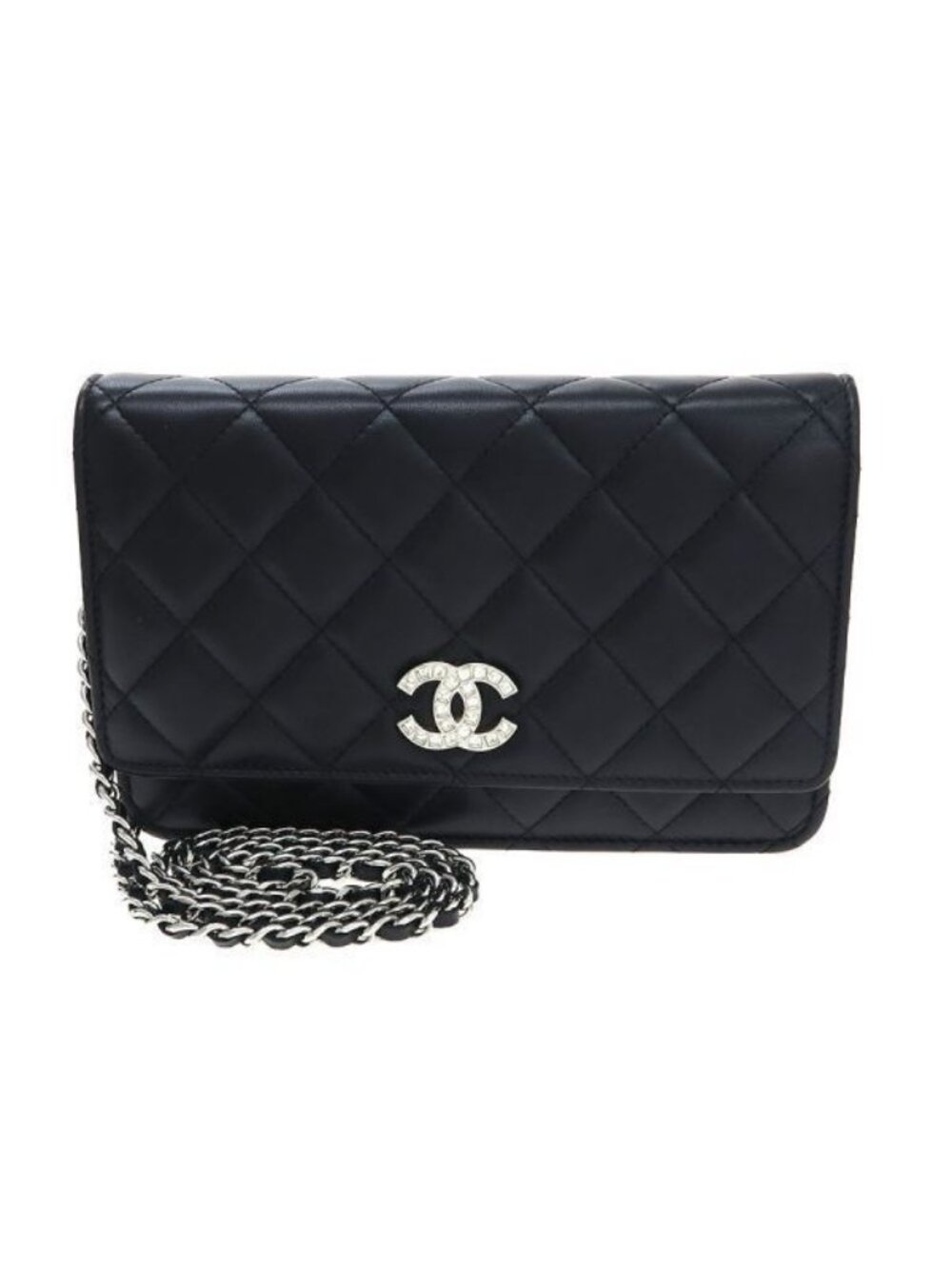 Chanel Quilted Chain Wallet Shoulder Bag